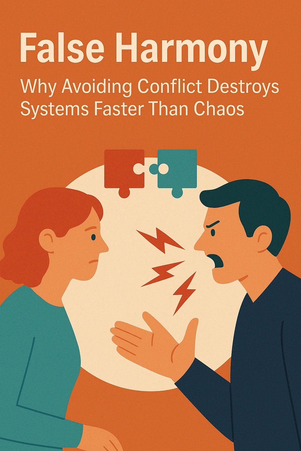 False Harmony: Why Avoiding Conflict Destroys Systems Faster Than Chaos
