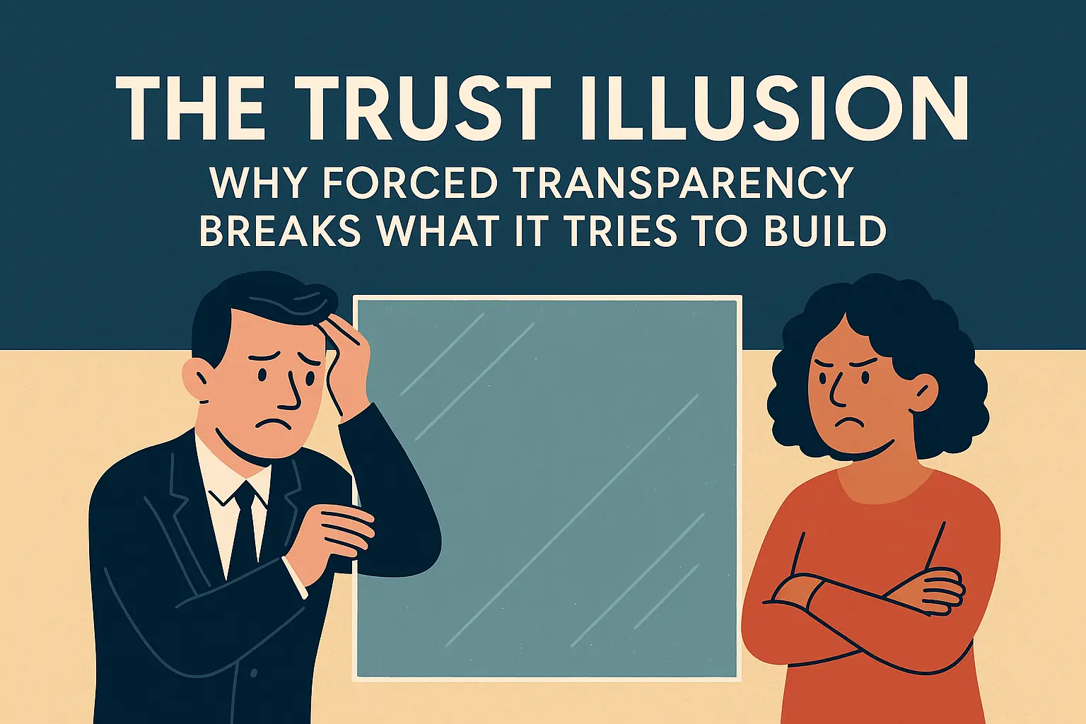 The Trust Illusion: Why Forced Transparency Breaks What It Tries to Build