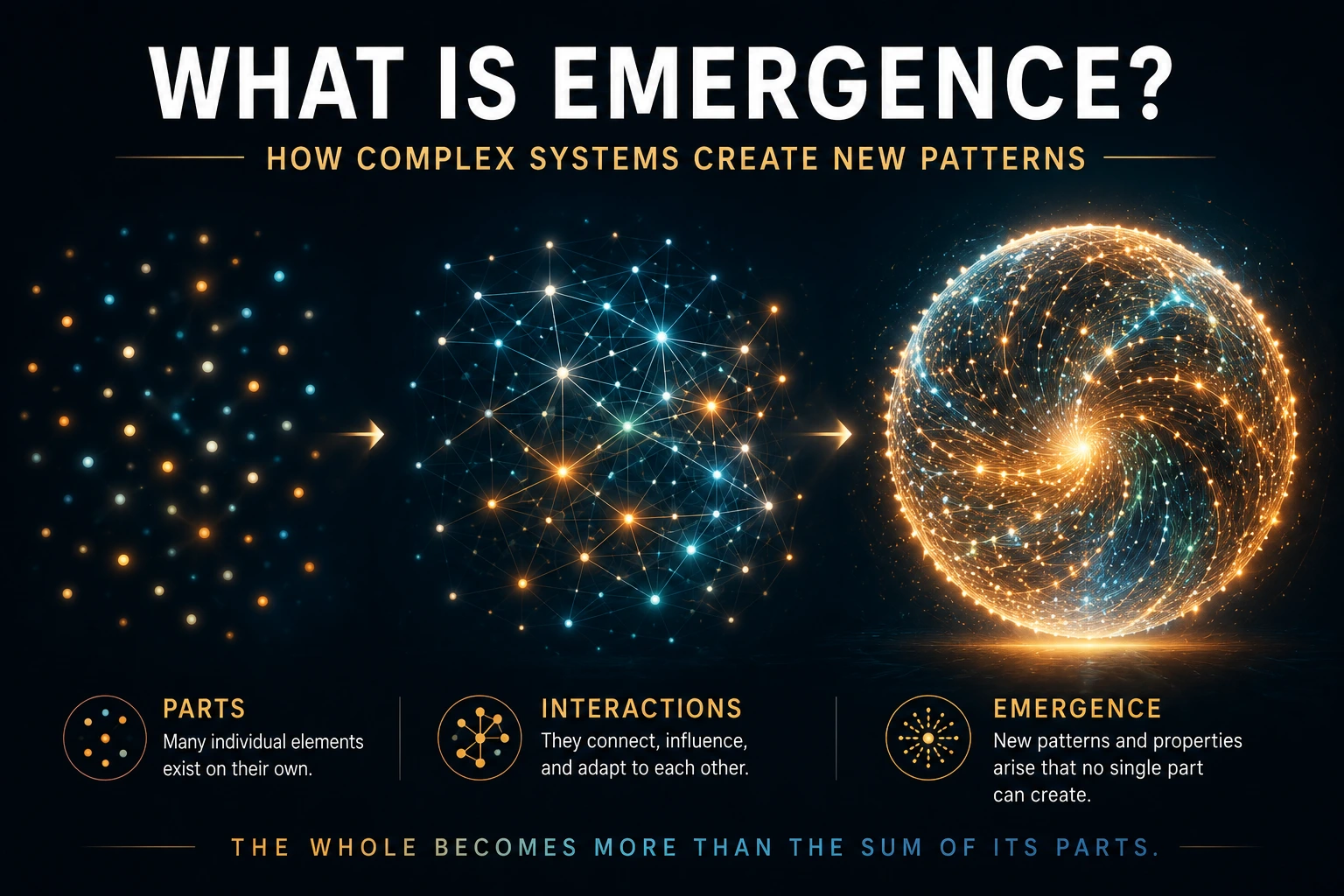 What Is Emergence? How Complex Systems Create New Patterns