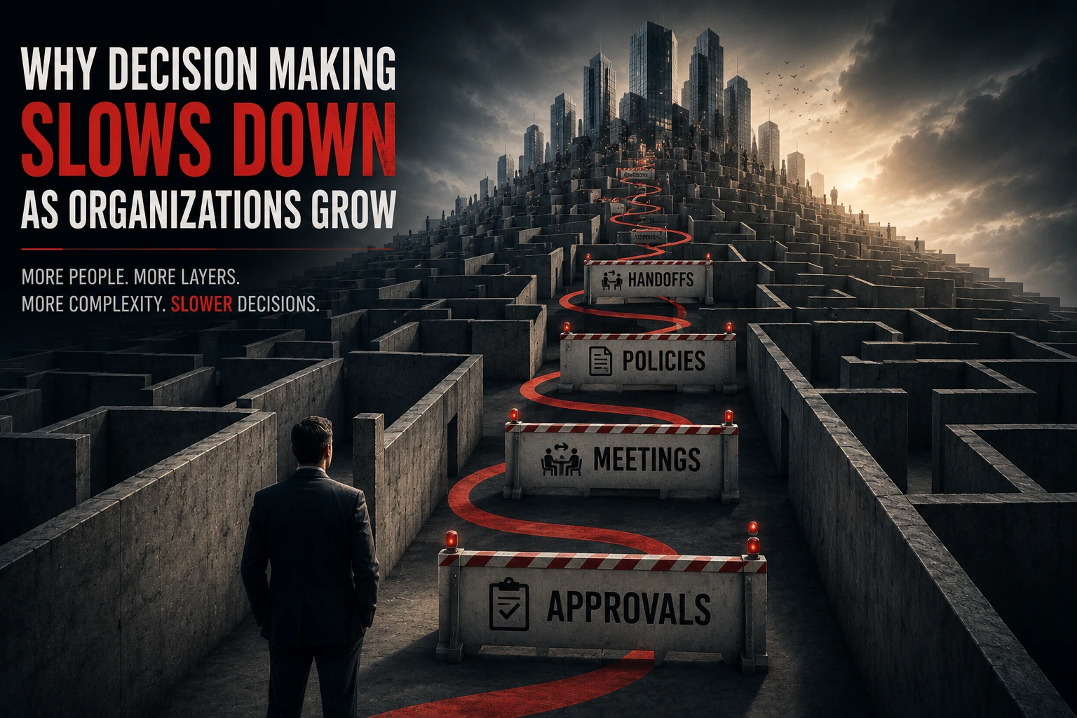 Why Decision Making Slows Down as Organizations Grow: A Systems View of Decision Speed