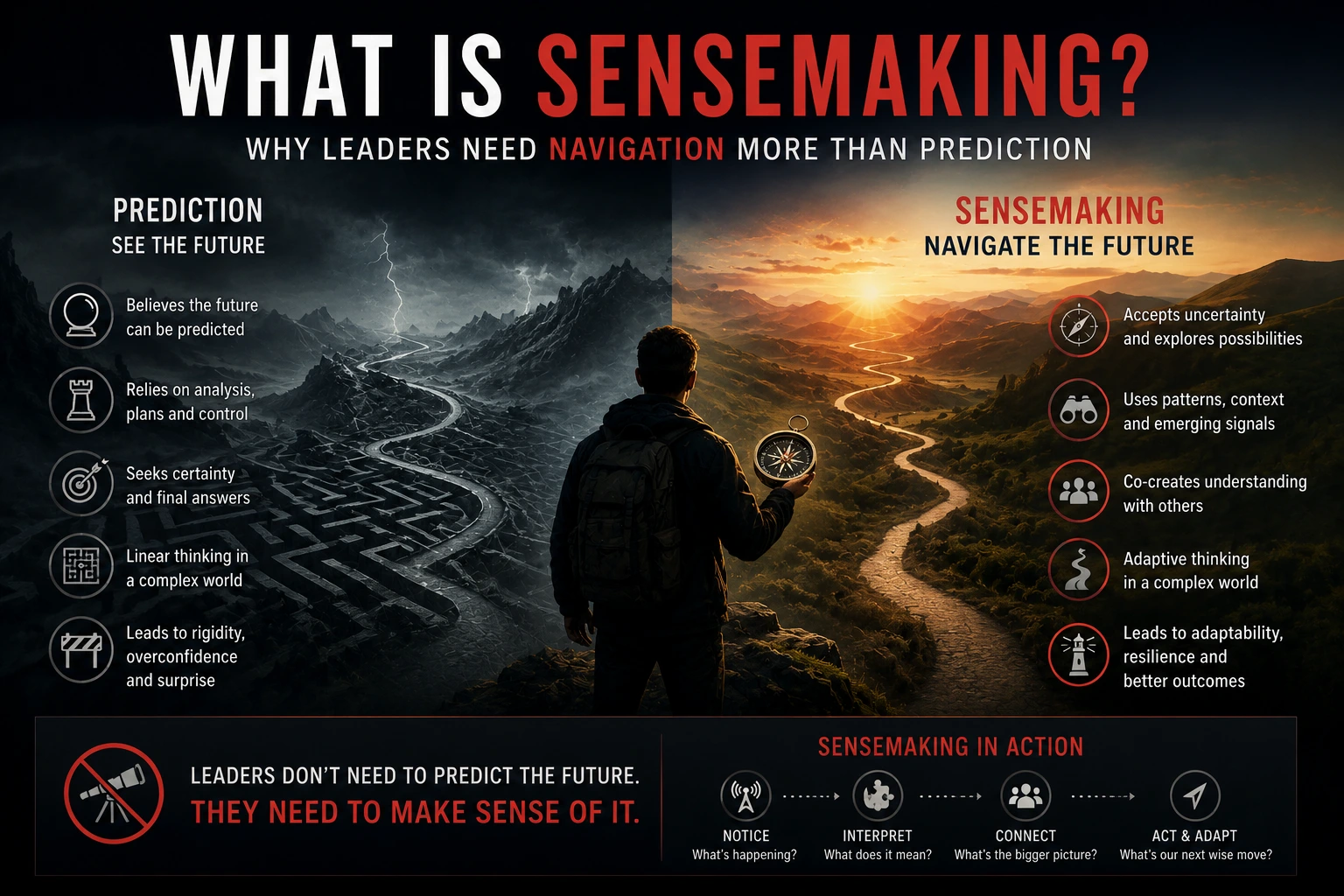 What Is Sensemaking? Why Leaders Need Navigation More Than Prediction