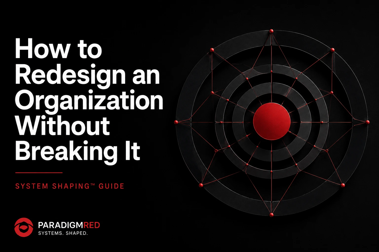 How to Redesign an Organization Without Breaking It