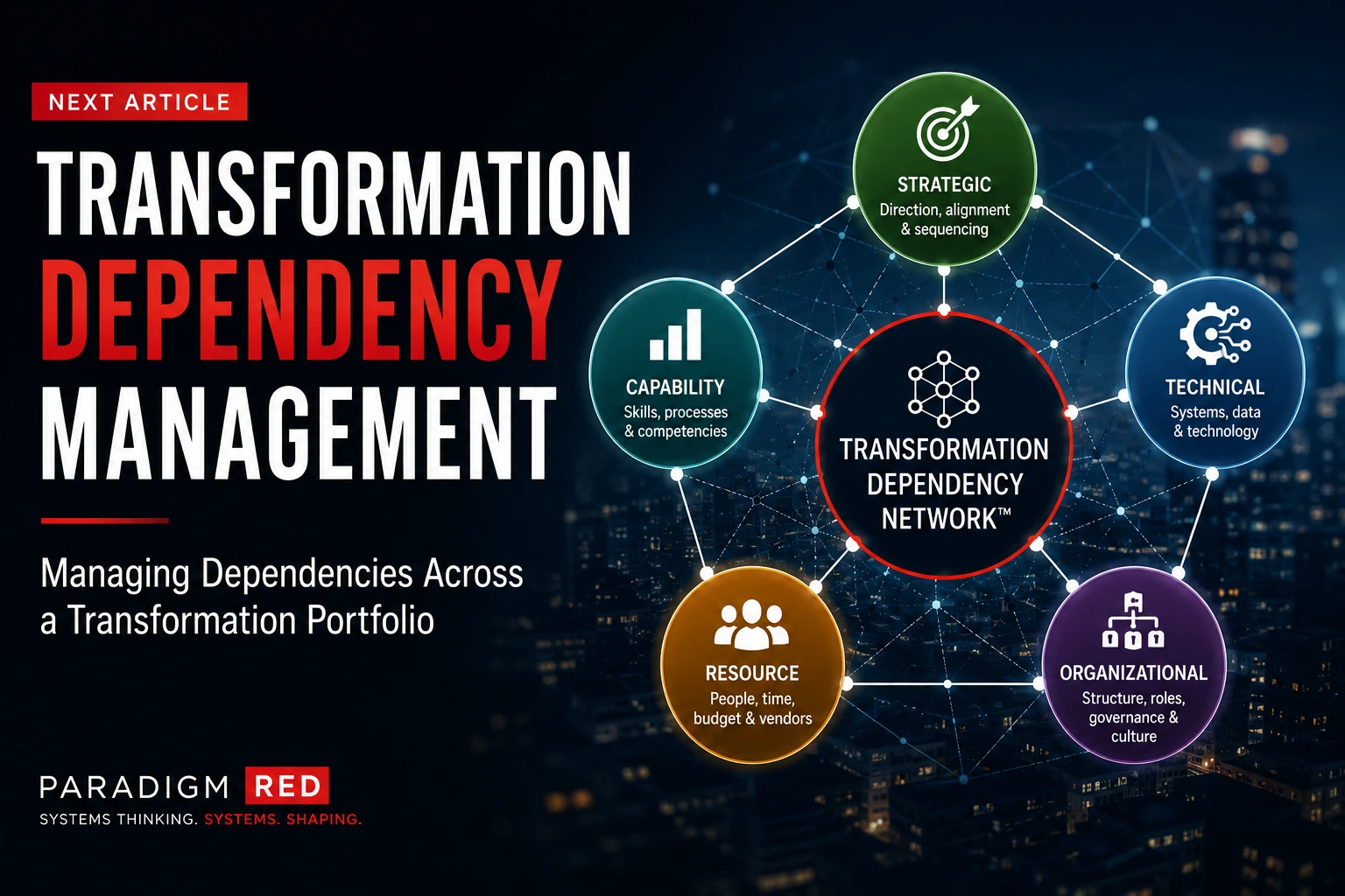 Transformation Dependency Management: How to Manage Dependencies Across a Transformation Portfolio